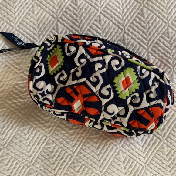 Vera Bradley Mirror Cosmetic Bag/Case in Sun Valley, New Without Tags - Picture 2 of 4